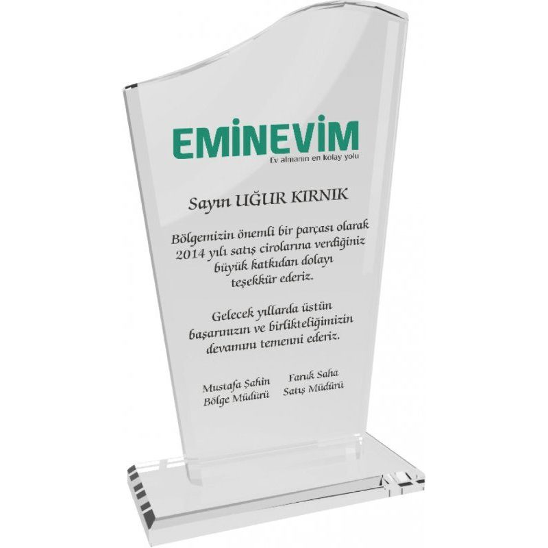 Sive Kristal Plaket