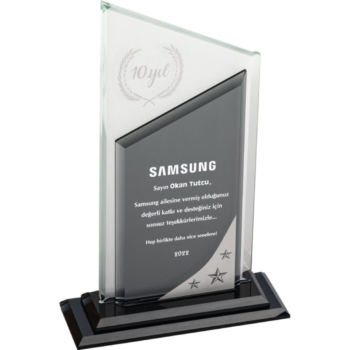 Salo Kristal Plaket